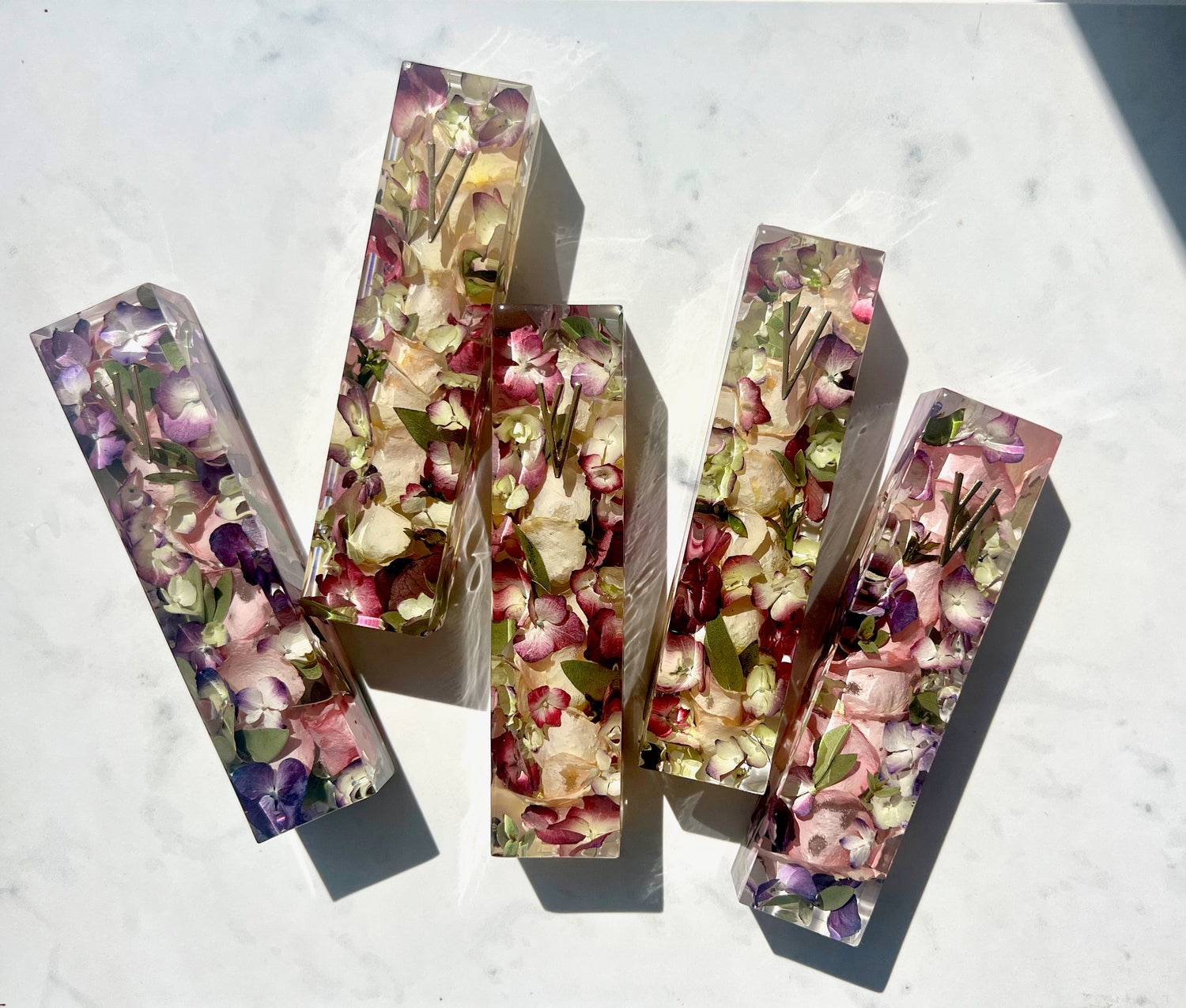 Floral Mezuzahs